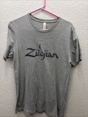 Zildjian Men's Grey Short-Sleeve Logo Tee